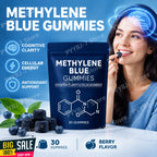 Methylene Blue Cognitive and Energy Support Dietary Supplement Gummies