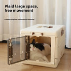 Foldable Pet Travel Carrier Suitcase Bag for Cats Dogs