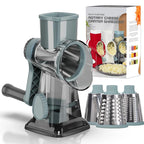 3-in-1 Manual Rotary Cheese Grater and Vegetable Slicer JT242