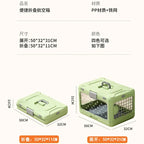 Portable Folding Transparent Travel Pet Carrier Suitcase for Cats Dogs