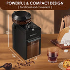 Automatic Electric Burr Coffee Grinder with 28 Adjustable Grind Settings