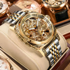Men's Automatic Tourbillon Hollow Mechanical Watch