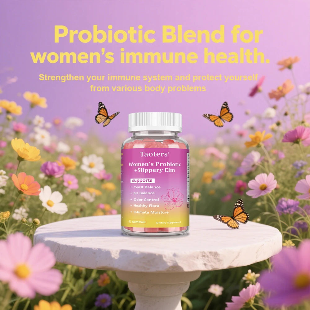 Women Probiotics pH Balance Digestive Dietary Supplement Gummies