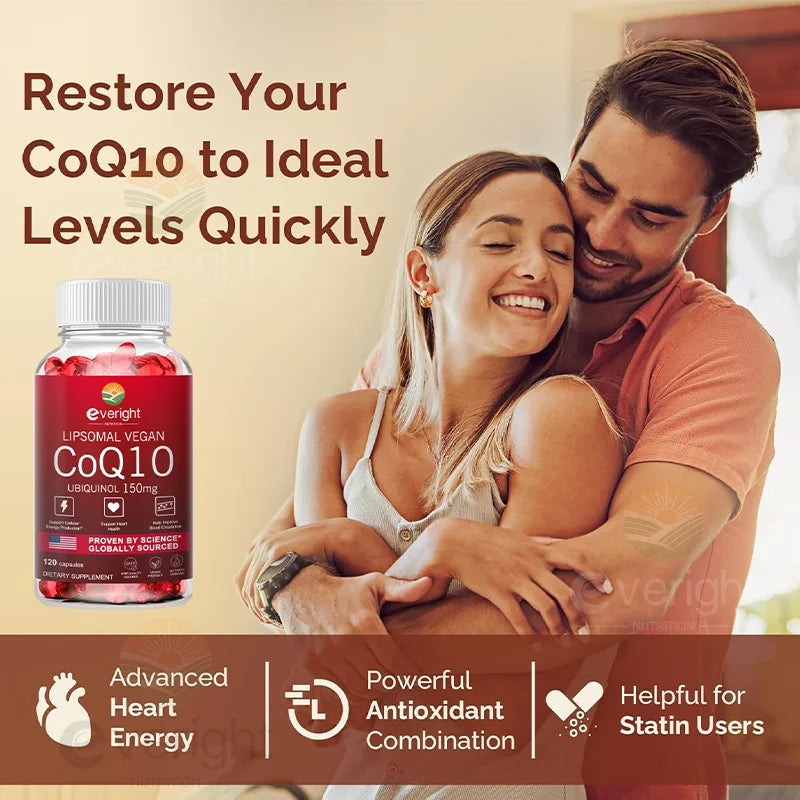 Liposomal CoQ10 150mg Ubiquinol Supplement Capsules