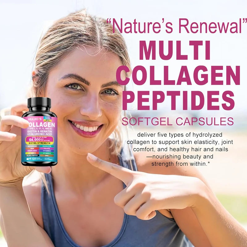 Multi Collagen Capsules with Biotin and Keratin