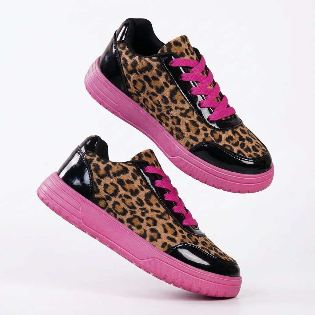 Women's Breathable Air Mesh Lace-Up Sneakers