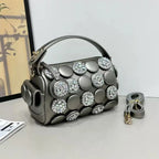 Women's Fashion Diamond Bucket Shoulder Crossbody Bag