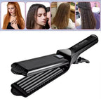 6 Teeth Anti-Static Ceramic Hair Crimping Iron 55W