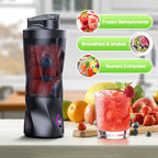 Multifunctional Portable Electric Fruit Juicer and Smoothie Blender