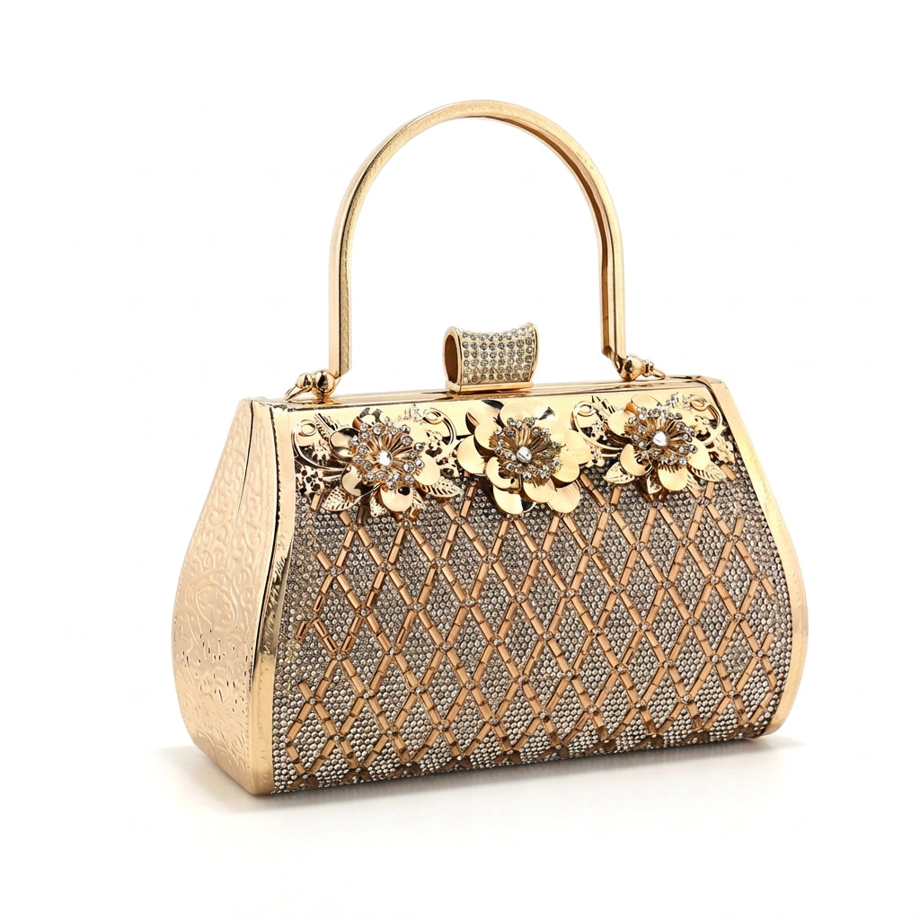 Women's Luxury Rhinestone Evening Clutch Bag