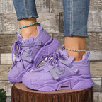 Women's Breathable Mesh Platform Sneakers