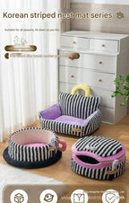 Striped Corduroy Pet Bed Set