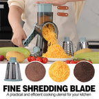 3-in-1 Manual Rotary Cheese Grater and Vegetable Slicer JT242