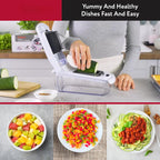 Vegetable Chopper and Spiral Slicer with Container Set
