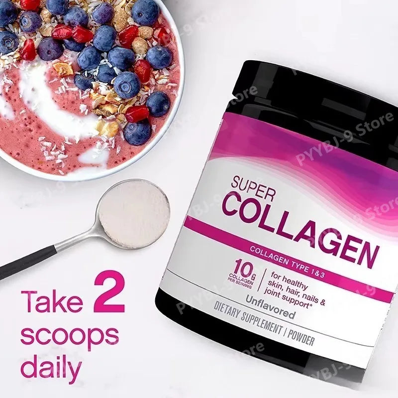 Collagen Protein Powder Unflavored Daily Nutrition Drink Mix 200g