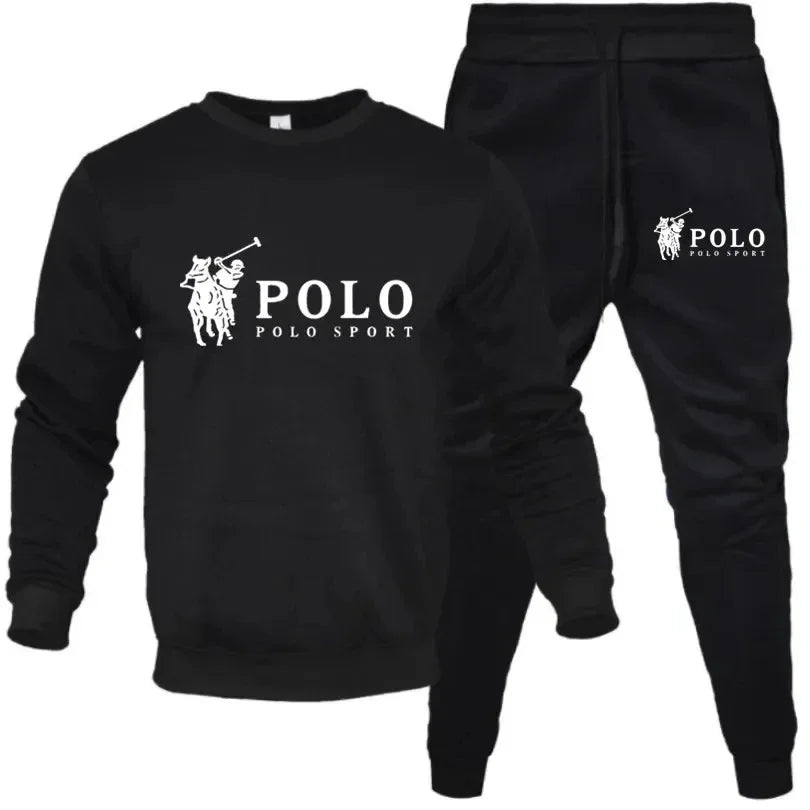 Men's 2-Piece Crewneck Sweatshirt and Jogger Pants Set