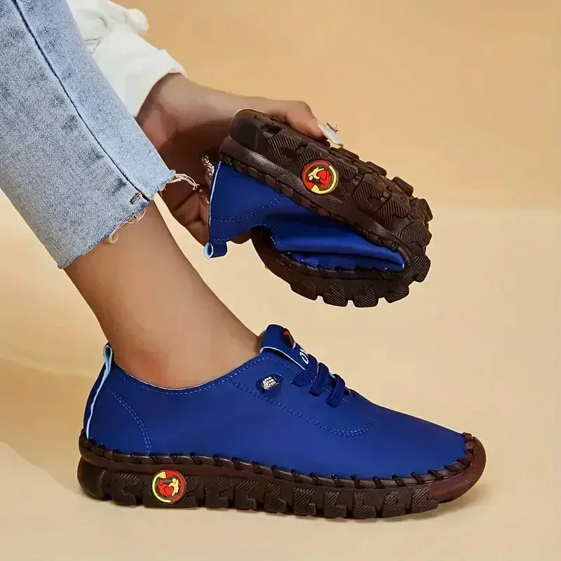 Women's Lace-Up Roman Retro Breathable Sneakers
