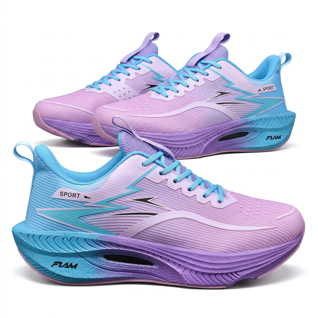 Women's Lightweight Cushioned Running Shoes with Carbon Plate