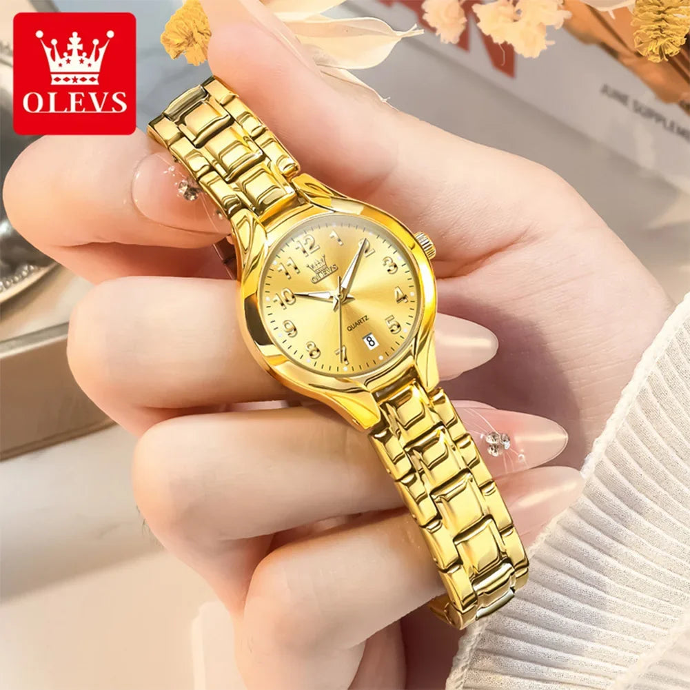 Men's Quartz Stainless Steel Watch with Calendar