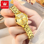 Men's Quartz Stainless Steel Watch with Calendar