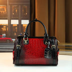 Women's Crocodile Pattern PU Leather Handbag Crossbody Bag