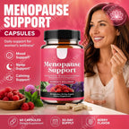 Women's Menopause Support Dietary Supplement Herbal Capsules