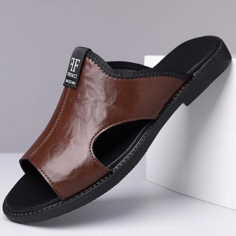 Men's Breathable Slip-On Outdoor Beach Casual Sandals DX2025-1