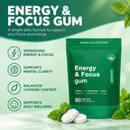 Energy and Focus Green Coffee Bean Caffeine L-Theanine Chewable Tablets