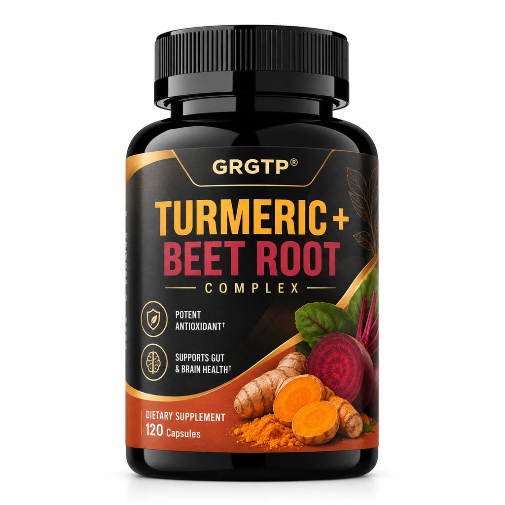Turmeric Beet Root Complex Antioxidant Energy Supplement Capsules
