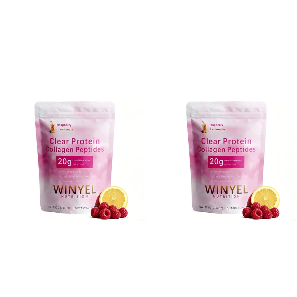 Clear Protein Collagen Peptides Powder Raspberry Lemonade
