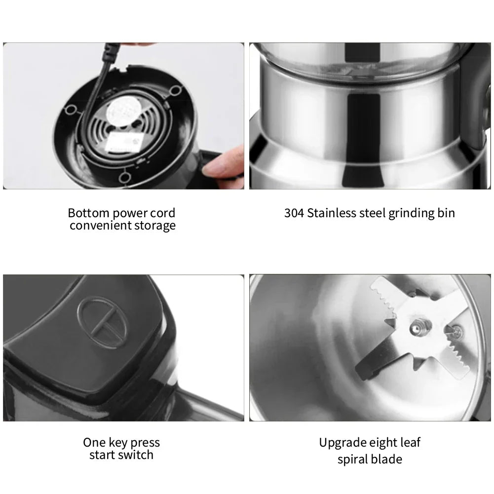 Multifunctional Electric Coffee Beans Nuts and Spices Grinder