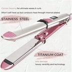 2-in-1 Ceramic Ionic Hair Straightener and Curler