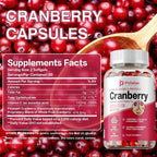 Organic Cranberry Capsules Urinary Tract Bladder Health
