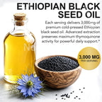 Black Seed Oil with Oregano Oil Dietary Supplement Softgels