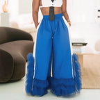 Women's Plus Size Dashiki High Waist Long Pants