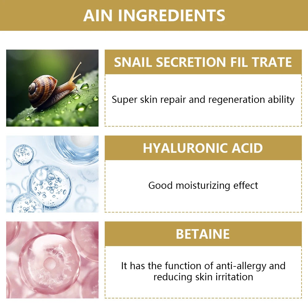 Snail Collagen Face Cream Moisturizing Repair Firming Brightening