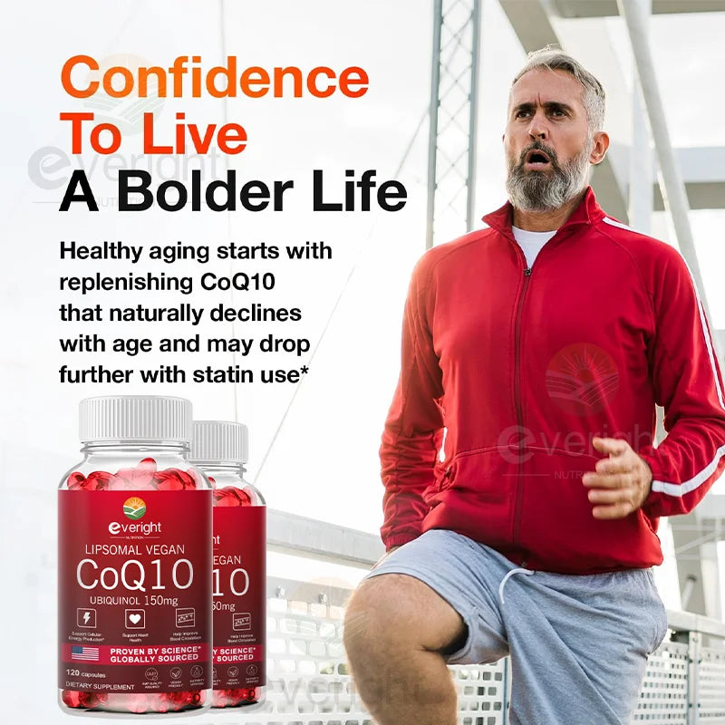 Liposomal CoQ10 150mg Ubiquinol Supplement Capsules