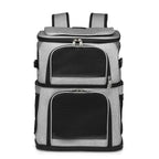 Dual Compartment Pet Backpack Carrier for Cats Dogs