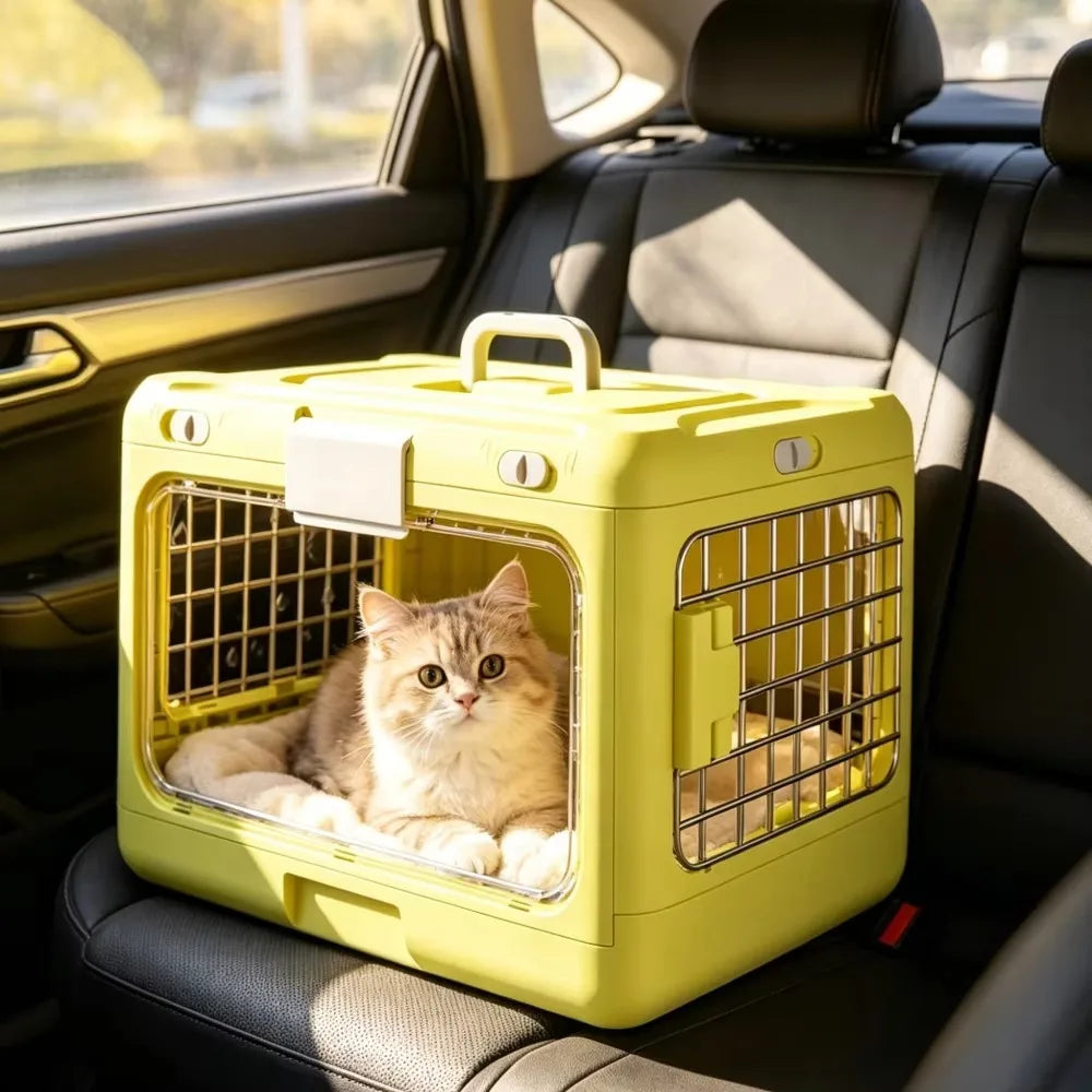 Portable Folding Travel Pet Carrier Box for Cats Dogs