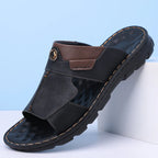 Men's Casual Color Block Beach Slide Sandals DH8917