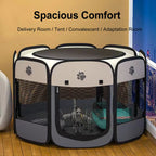Foldable Oxford Cloth Pet Tent Playpen for Cats Dogs