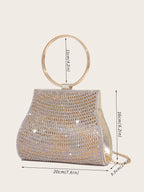 Women's Luxury Rhinestone Evening Clutch Bag