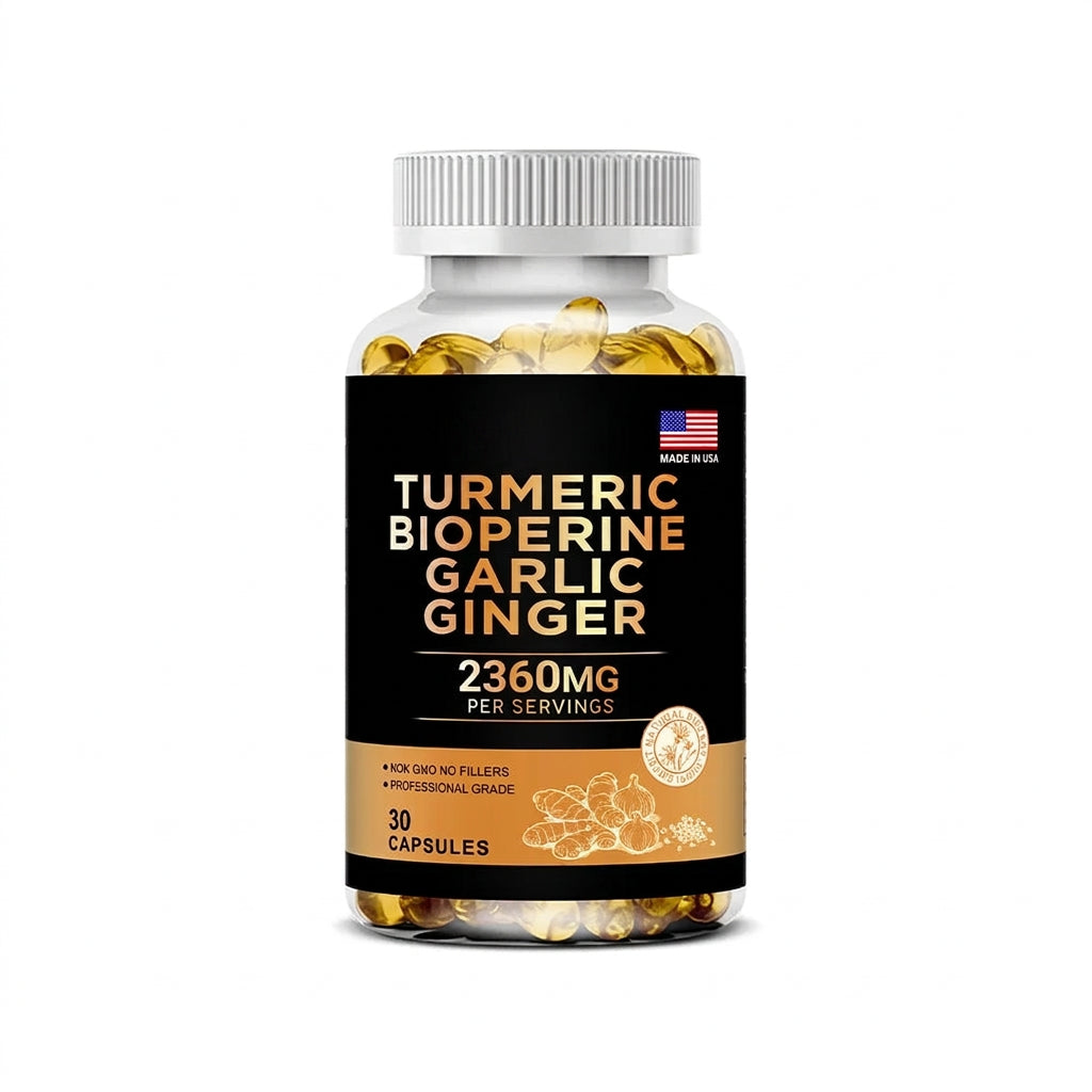 Turmeric and Garlic Joint Support Dietary Supplement Capsules