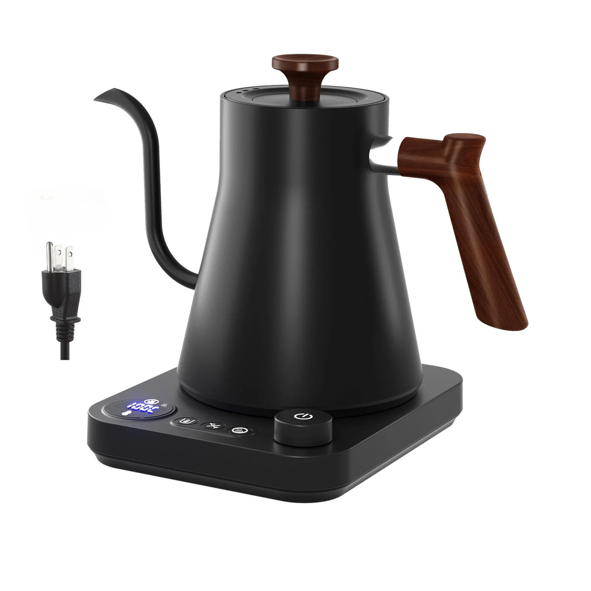 30.4-Oz Electric Gooseneck Temperature Control Kettle