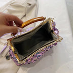 Women's Luxury Sequin Glitter Evening Clutch Bag