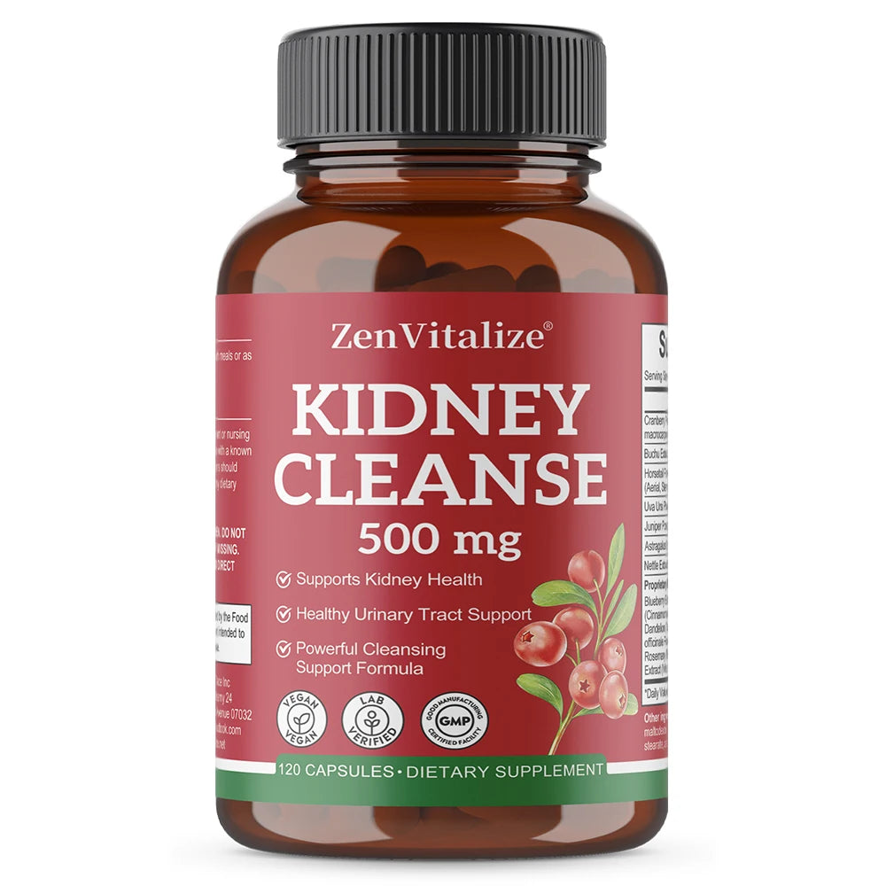 Kidney Cleanse Capsules with Cranberry Extract