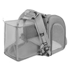 Expandable Mesh Travel Pet Carrier Backpack for Cats