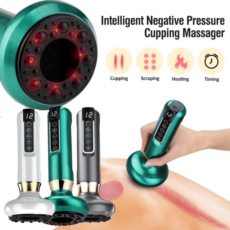 Electric Cupping Massager with Infrared Heating