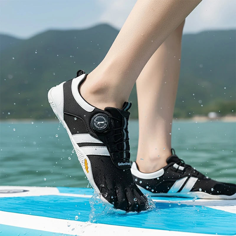 Men's Five Finger Barefoot Quick-Adjust BOA Split-Toe Sneakers