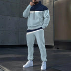 Men's Casual Hooded Sportswear Tracksuit Set
